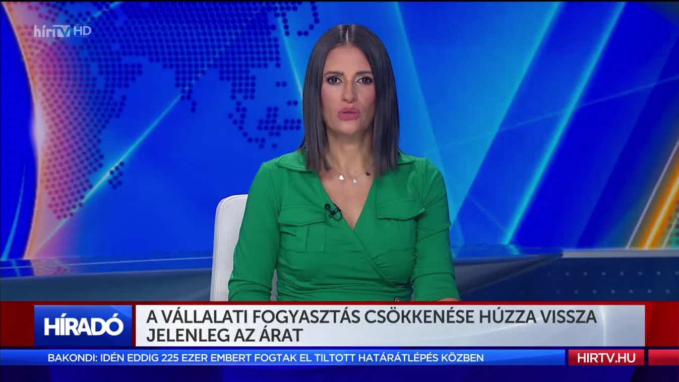 A vállalati fogyasztás csökkenése húzza vissza jelenleg az árat