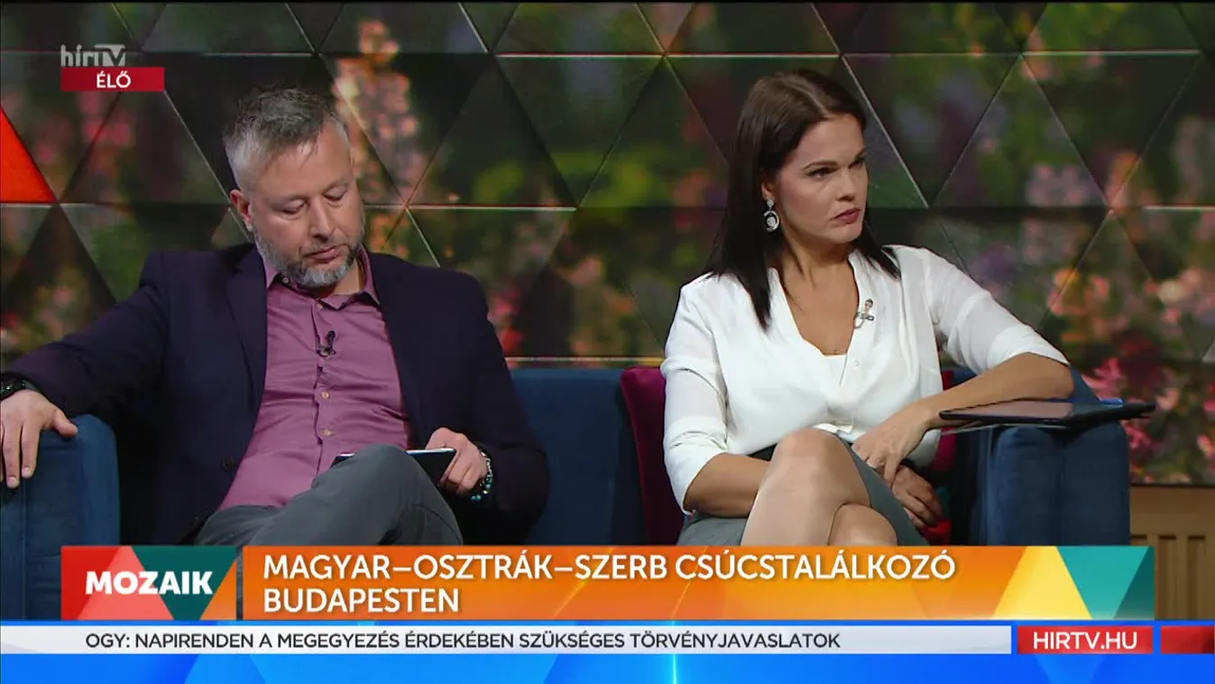 Mozaik - Magyar-osztrák-szerb csúcstalálkozó Budapesten (2022-10-03)