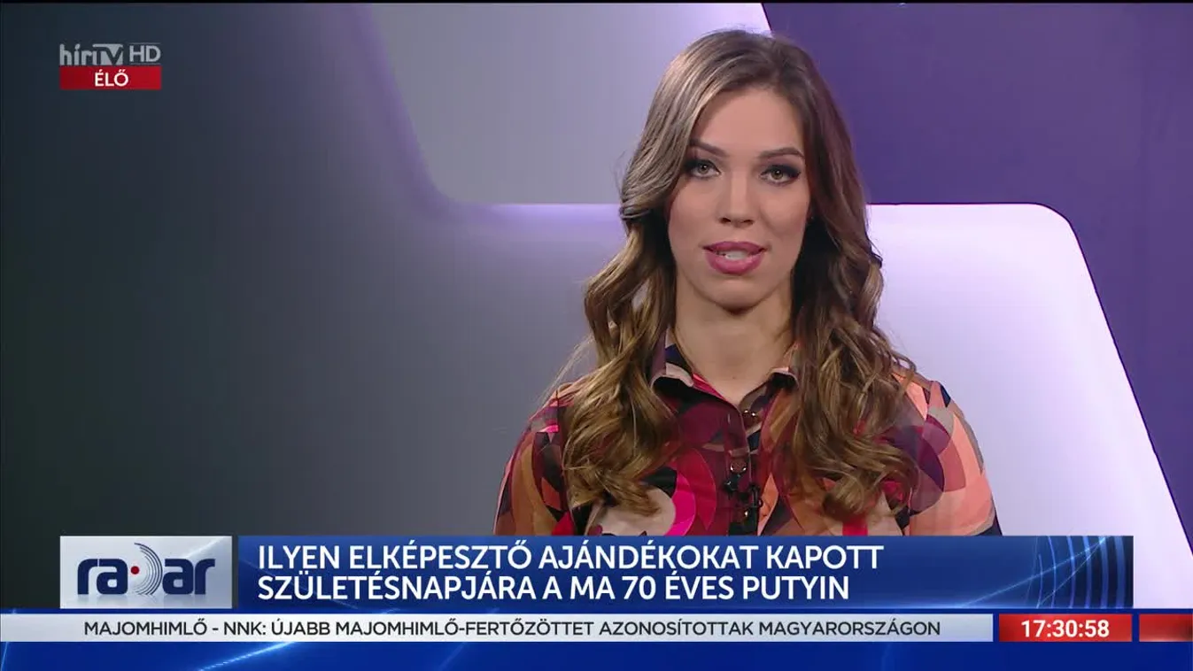 Radar - Ilyen elképesztő ajándékokat kapott születésnapjára a ma 70 éves Putyin (2022-10-07)
