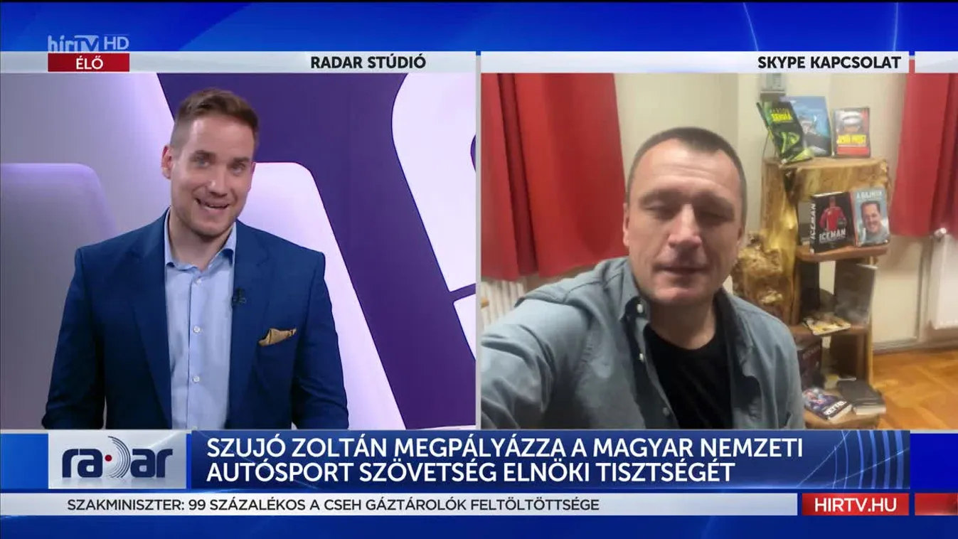 Radar - Szujó Zoltán megpályázza a Magyar Nemzeti Autósport Szövetség elnöki tisztségét