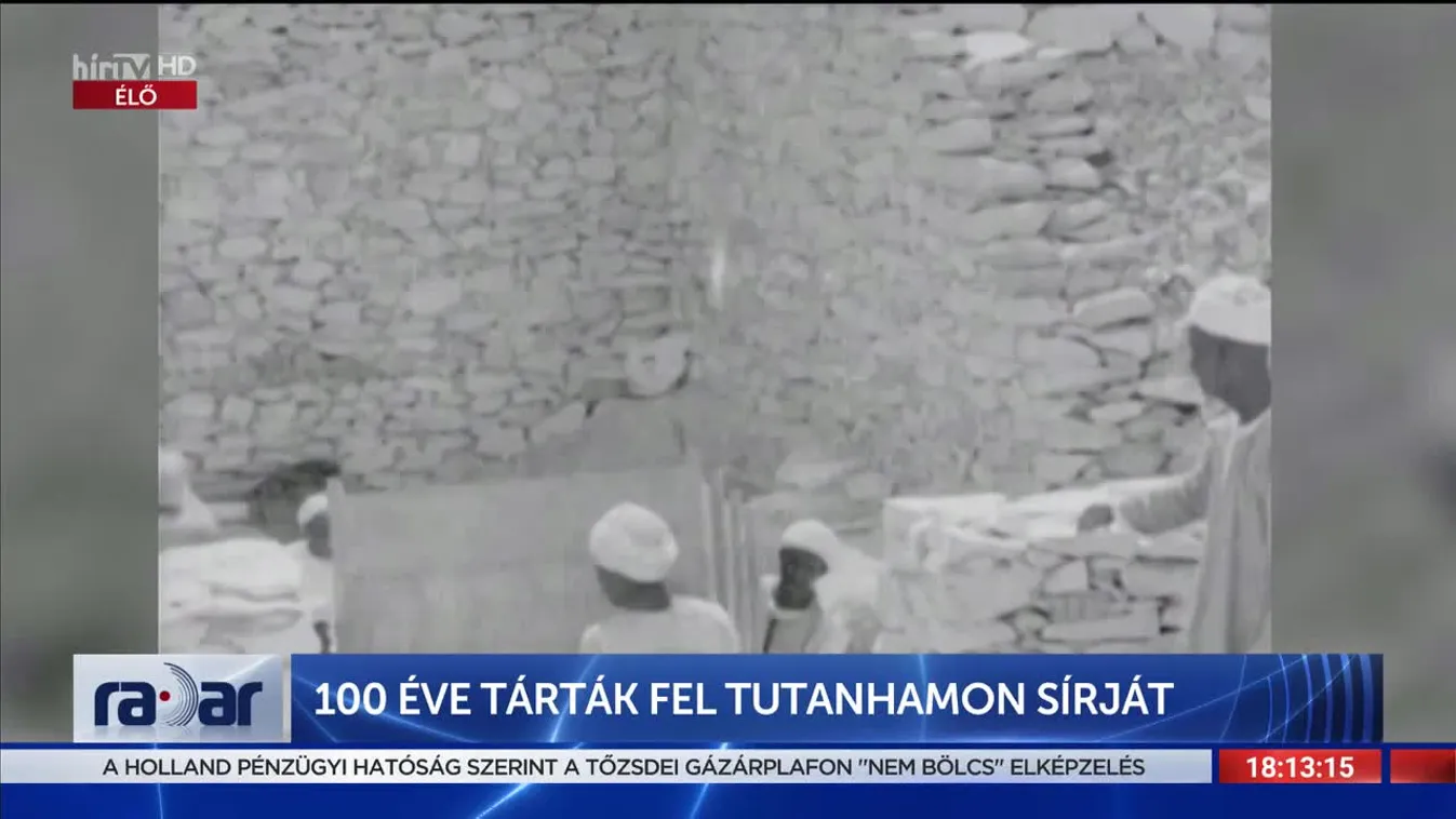 100 éve tárták fel Tutanhamon sírját