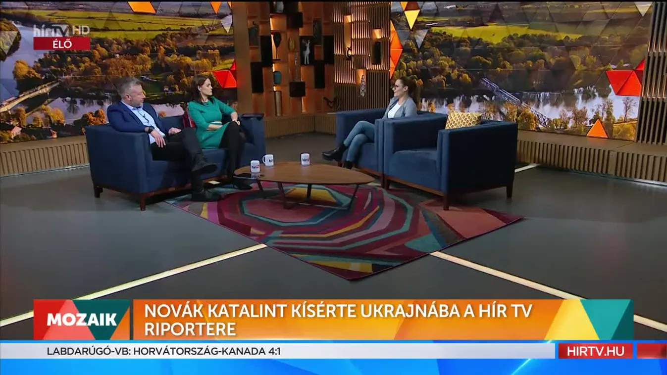 Mozaik - Novák Katalint kísérte Ukrajnába a HírTV riportere