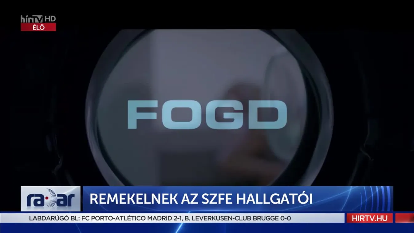 Radar - Remekelnek az SZFE hallgatói (2022-11-02)