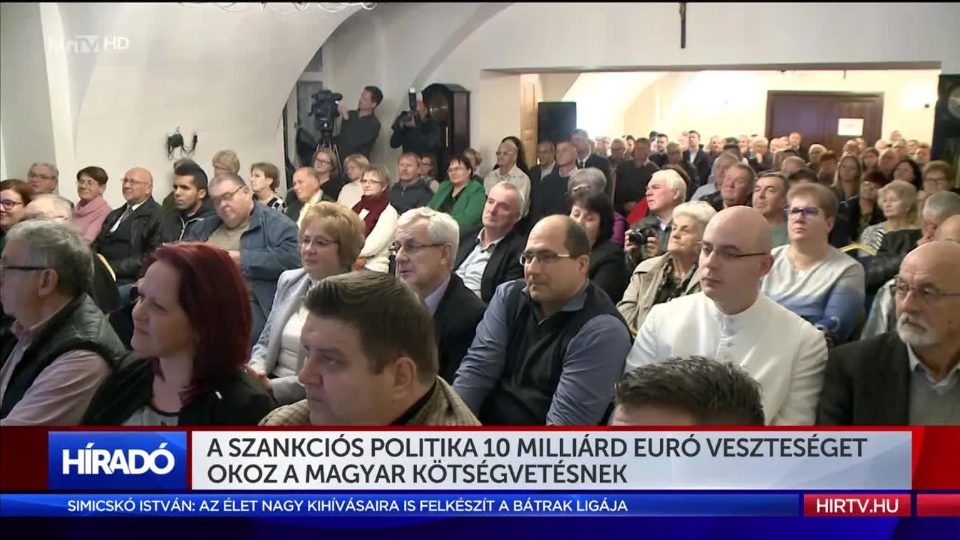 A szankciós politika 10 milliárd euró veszteséget okoz a magyar kötségvetésnek