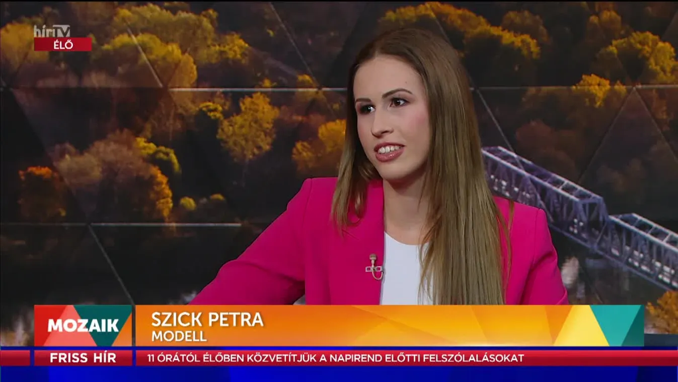 Mozaik - Fontos az egészséges életmód Szick Petrának (2022-11-02)
