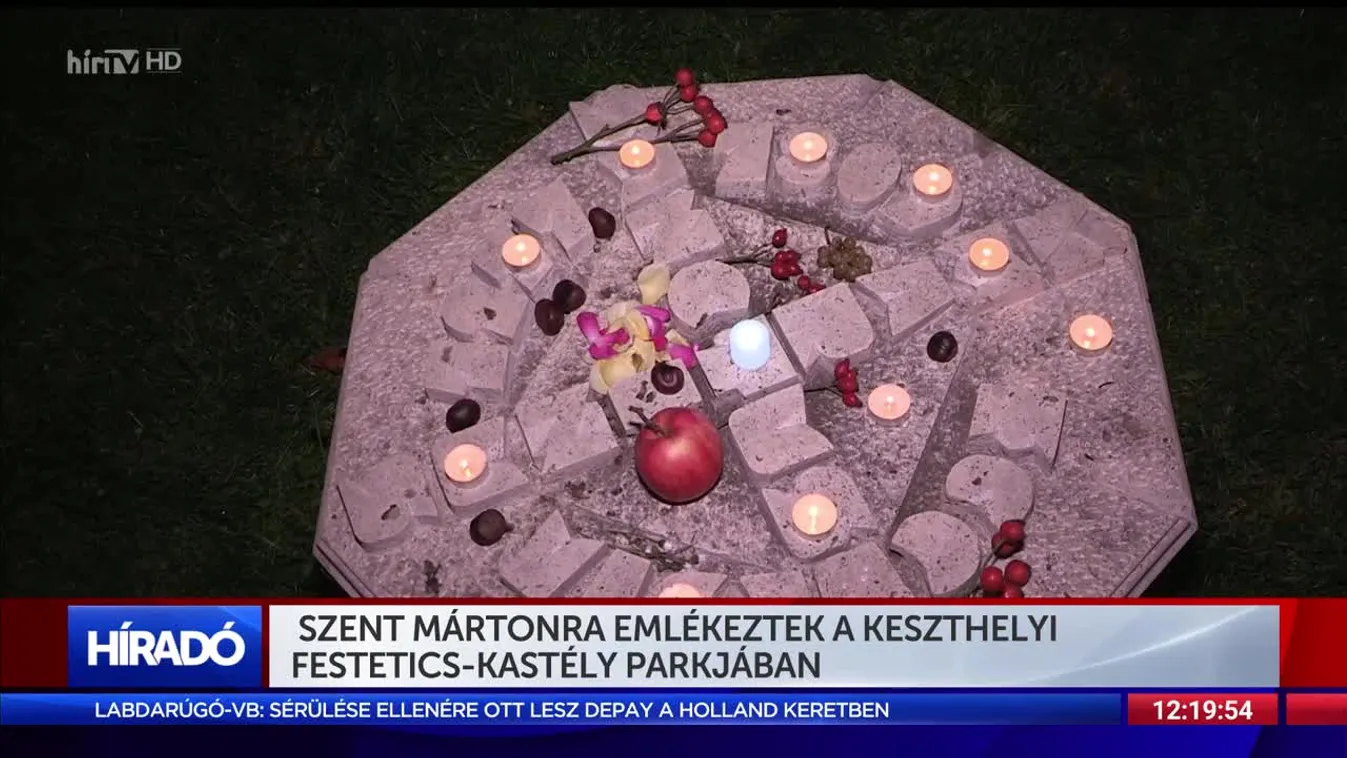 Szent Mártonra emlékeztek a keszthelyi Festetics-kastély parkjában