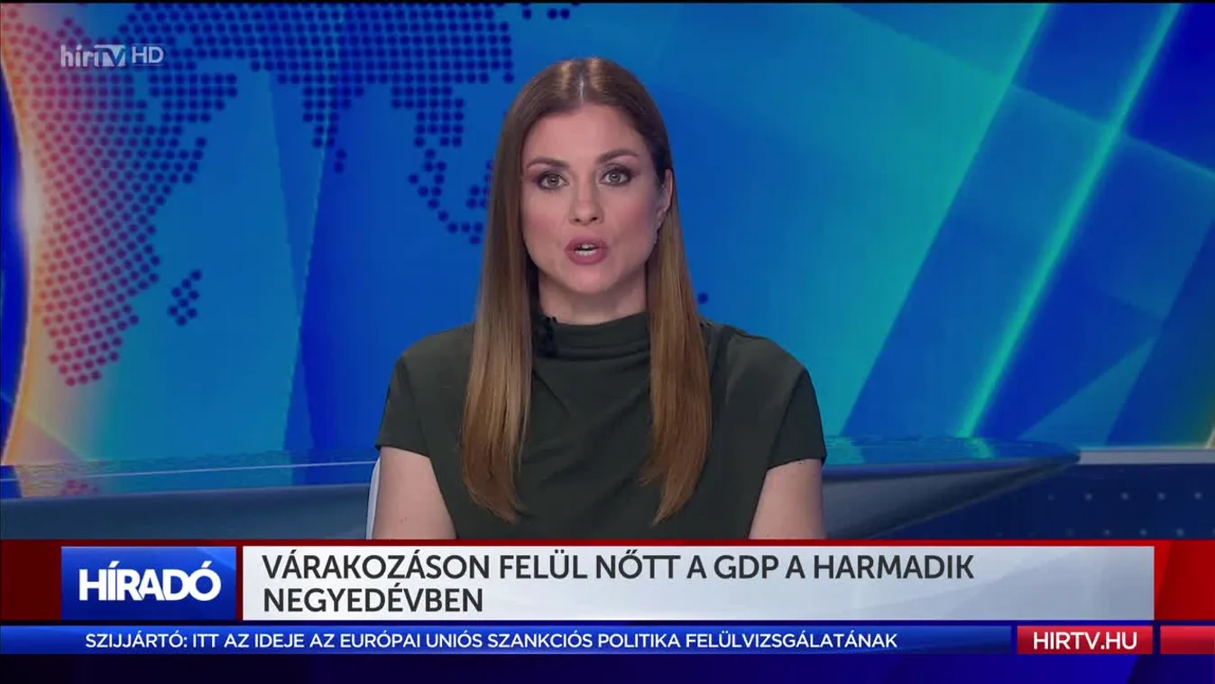 Várakozáson felül nőtt a GDP a harmadik negyedévben