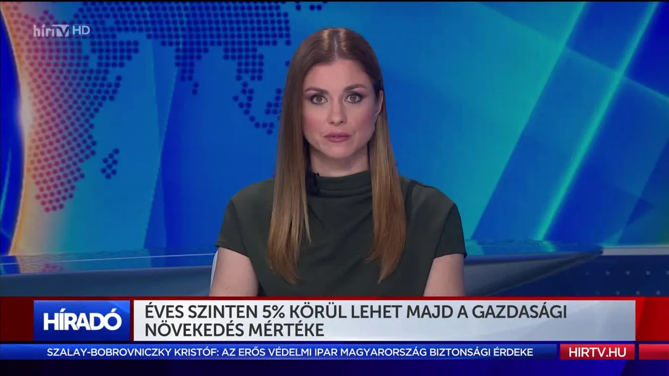 Éves szinten 5% körül lehet majd a gazdasági növekedés mértéke
