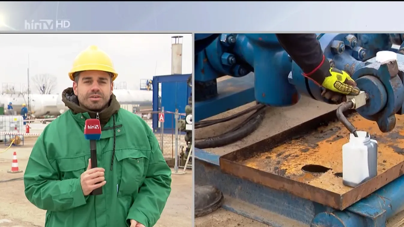 Már folyik az olaj a Mol vecsési kútjából