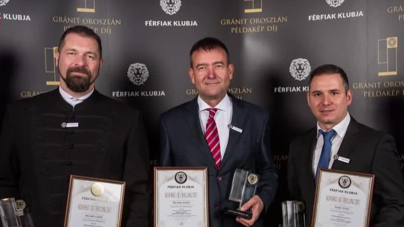 Mozaik - Hatodjára tüntették ki a felelősségteljes férfiakat a Gránit Oroszlán Példakép Díjakkal