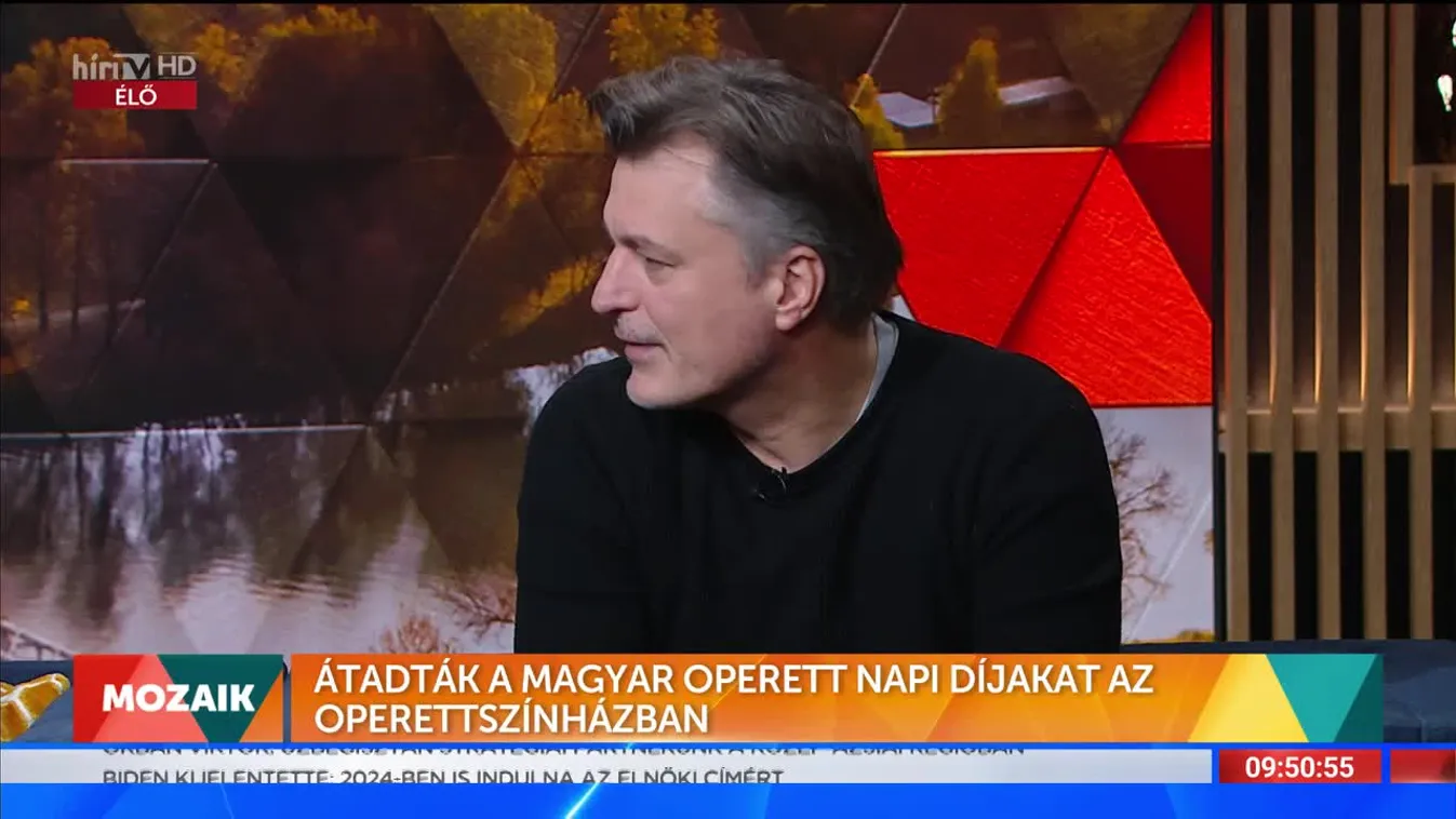 Mozaik – Átadták a magyar operett napi díjakat az Operettszínházban (2022-11-10)