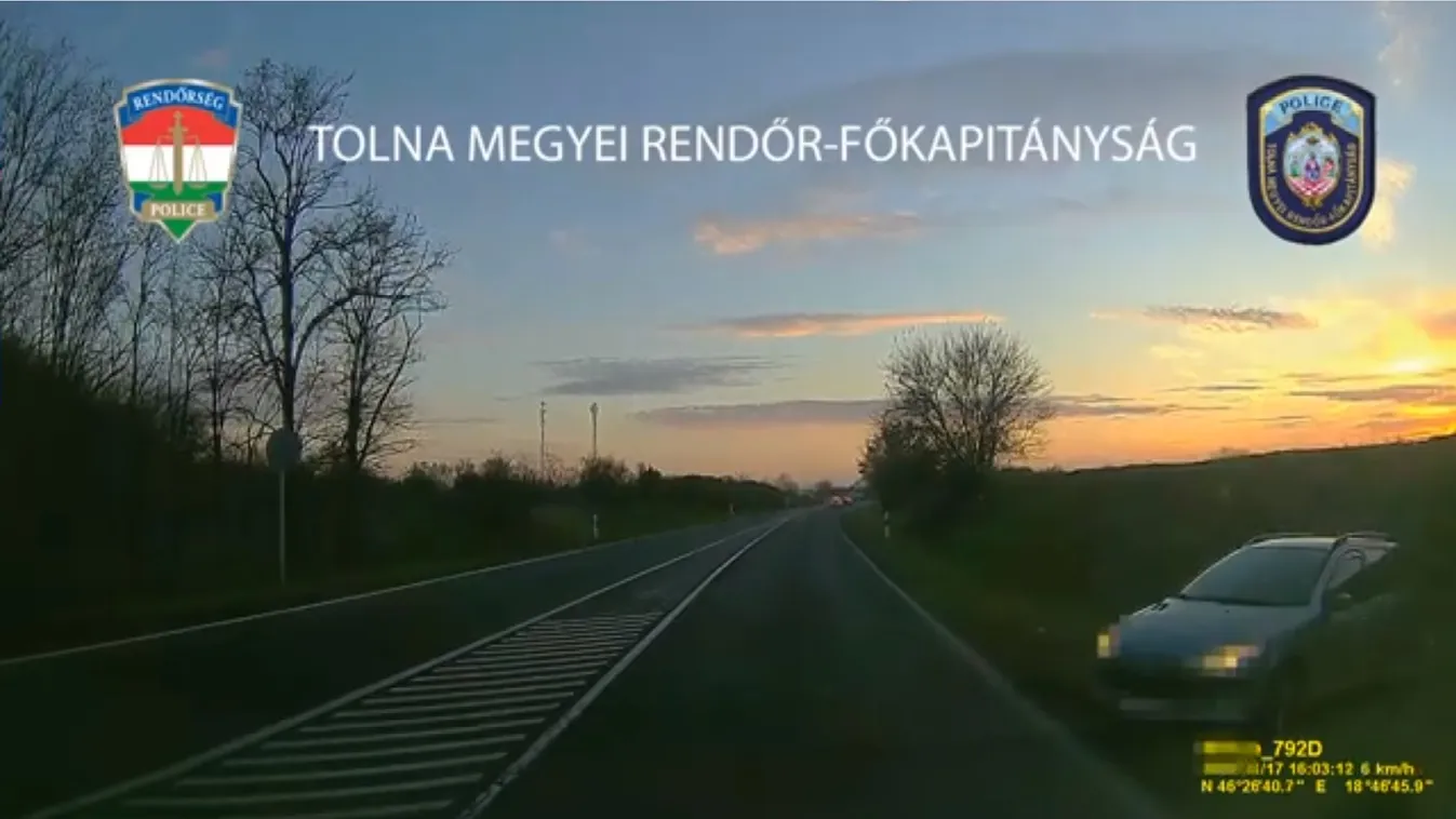 A vétkes sofőr karolások nélkül megúszta az esztelen száguldást
