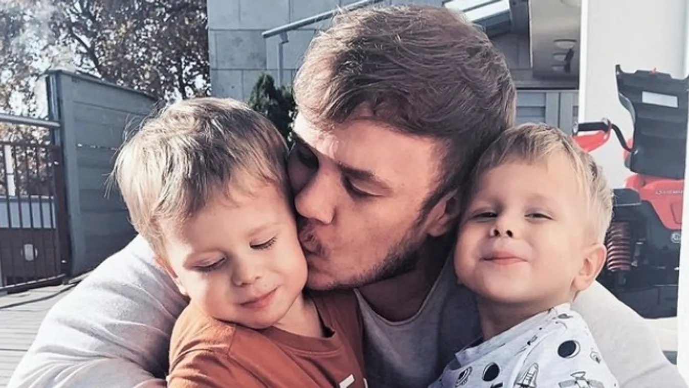 Újra találkozott a gyerekeivel Fekete Dávid