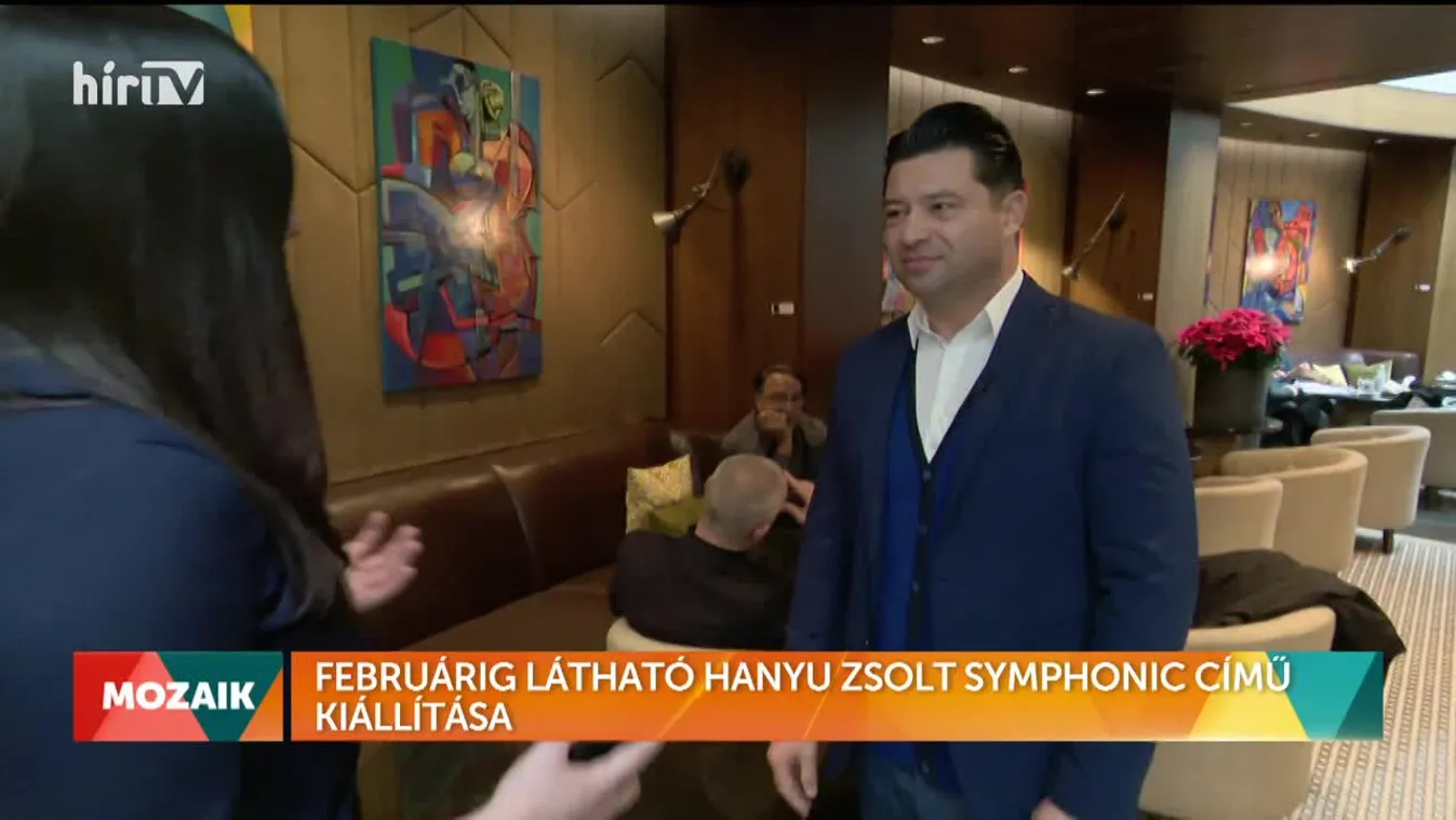 Mozaik - Februárig látható Hanyu Zsolt Symphonic című kiállítása (2022-12-02)