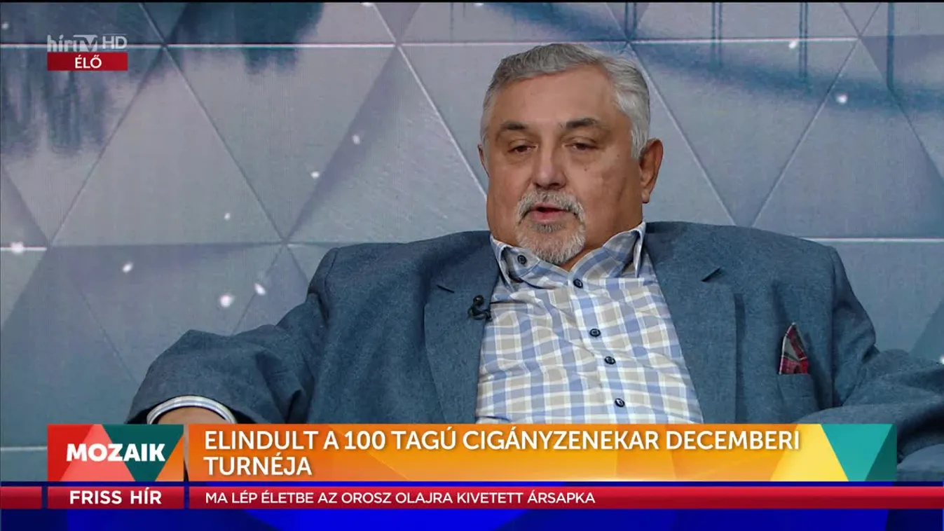 Mozaik - Elindult a 100 tagú cigányzenekar decemberi turnéja (2022-12-05)