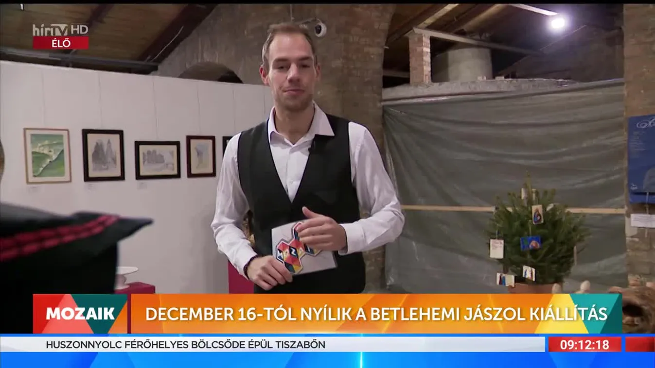 Mozaik - December 16-tól nyílik a betlehemi jászol kiállítás (2022-12-15)