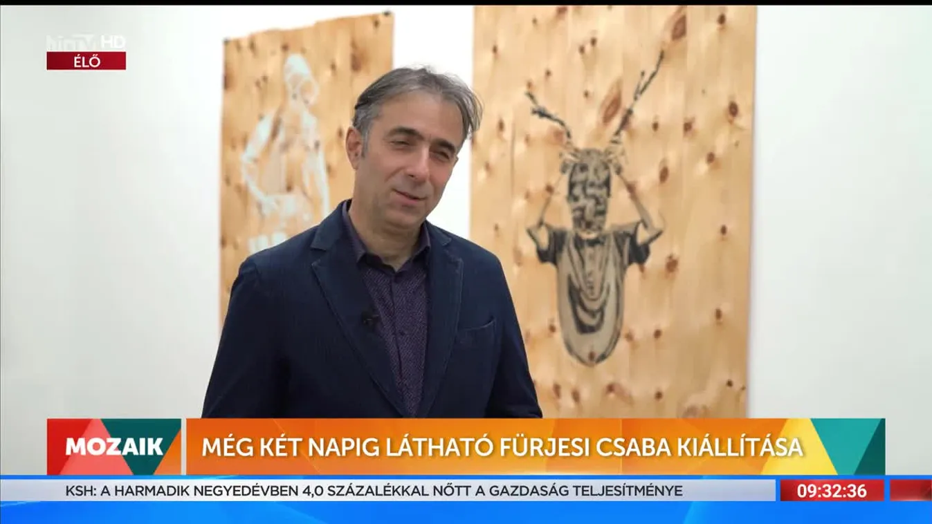 Mozaik - Még két napig látható Fürjesi Csaba kiállítása (2022-12-01)