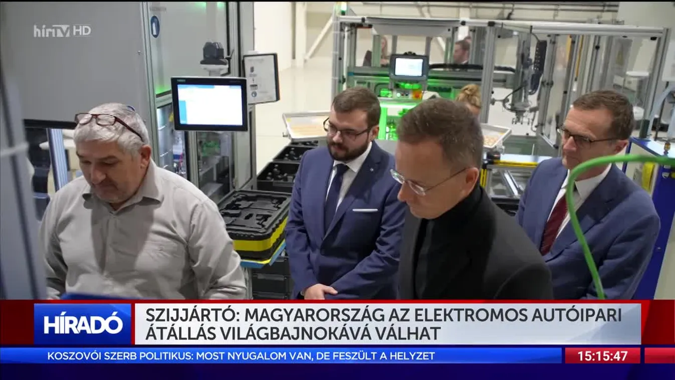 Szijjártó: Magyarország az elektromos autóipari átállás világbajnokává válhat