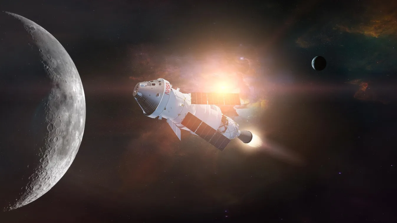 Az Orion 130 kilométerre megközelítette a Holdat