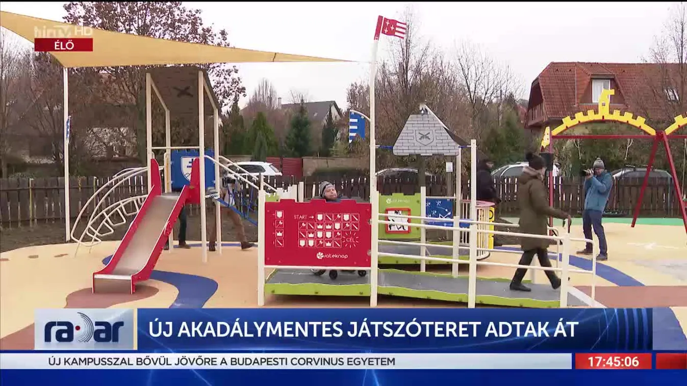 Radar - Új akadálymentes játszóteret adtak át