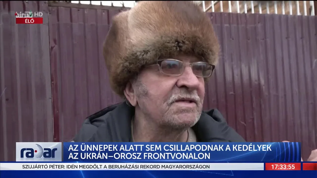 Radar - Az ünnepek alatt sem csillapodnak a kedélyek az ukrán–orosz frontvonalon