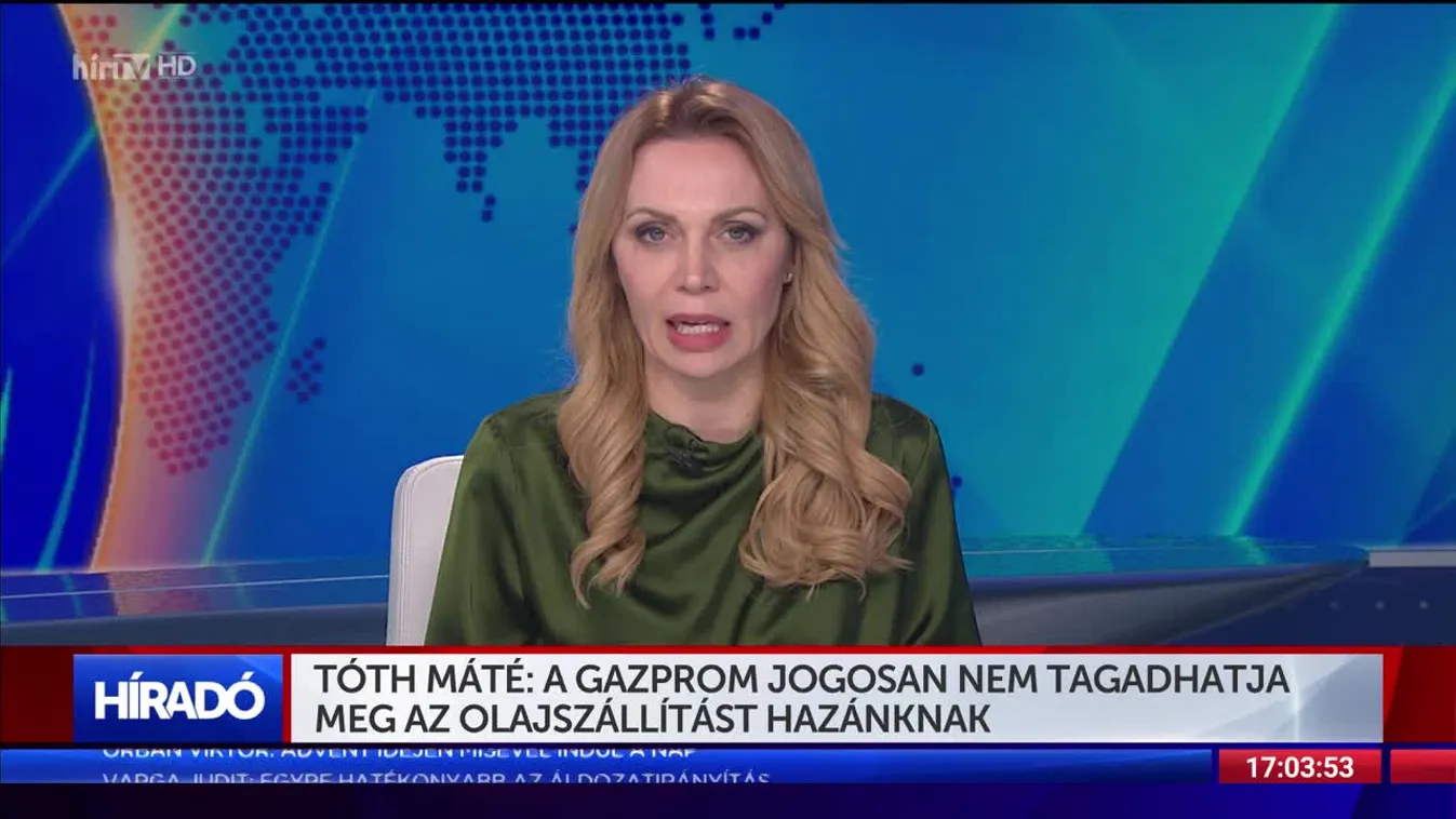Tóth Máté: A Gazprom jogosan nem tagadhatja meg az olajszállítást hazánknak