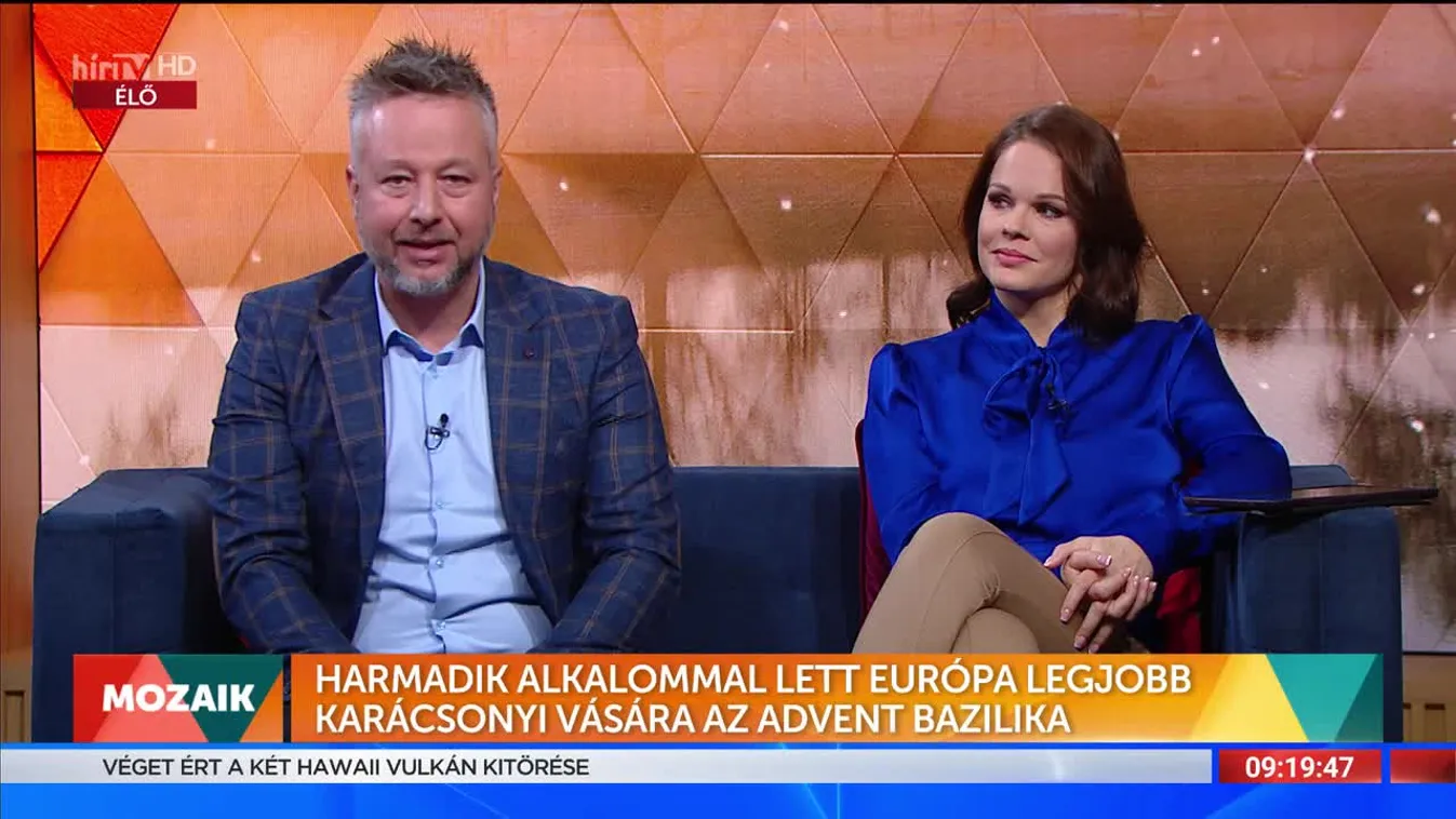 Mozaik - Harmadik alkalommal lett Európa legjobb karácsonyi vására az Advent Bazilika (2022-12-14)