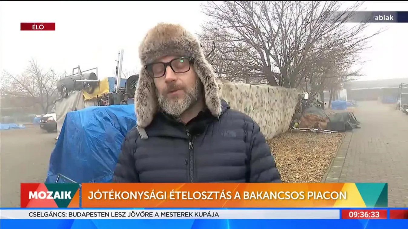 Mozaik - jótékonysági ételosztás a Bakancsos piacon