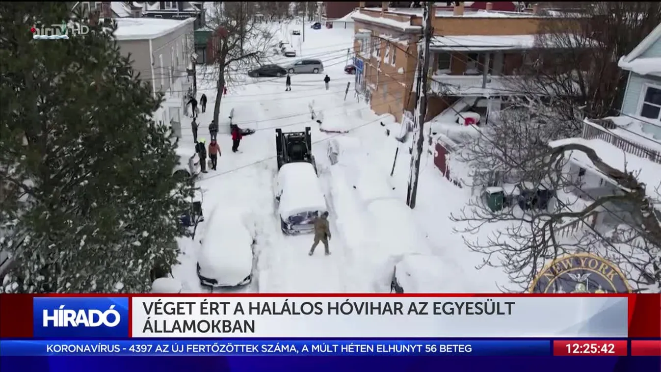 Véget ért a halálos hóvihar az Egyesült Államokban