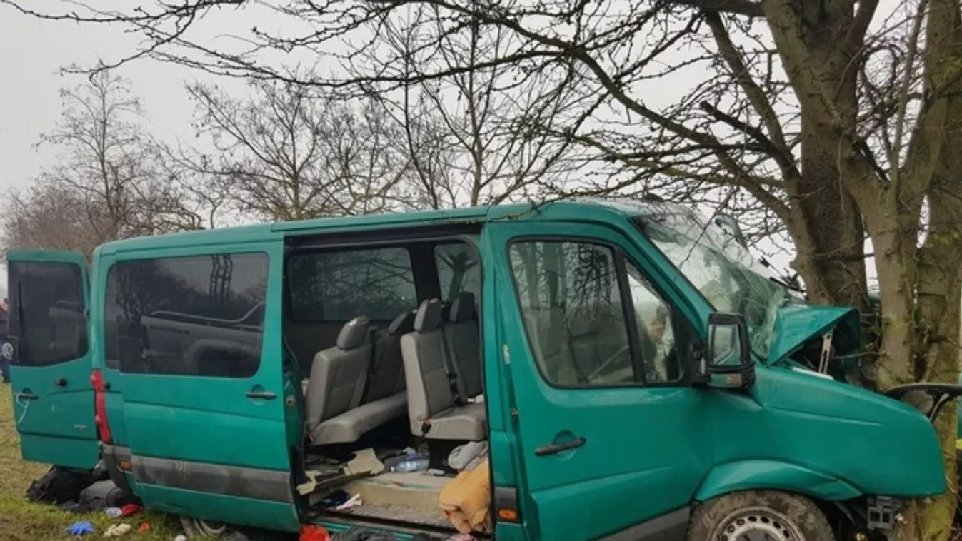 Járművével fának csapódott egy 18 éves szír embercsempész