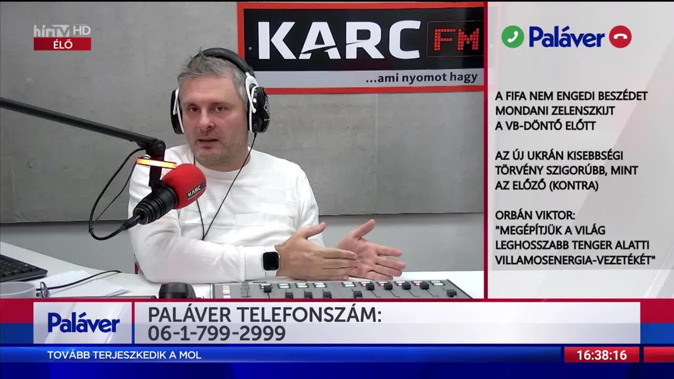 Paláver: A FIFA nem engedi beszédet mondani Zelenszkijt a VB-Döntő előtt