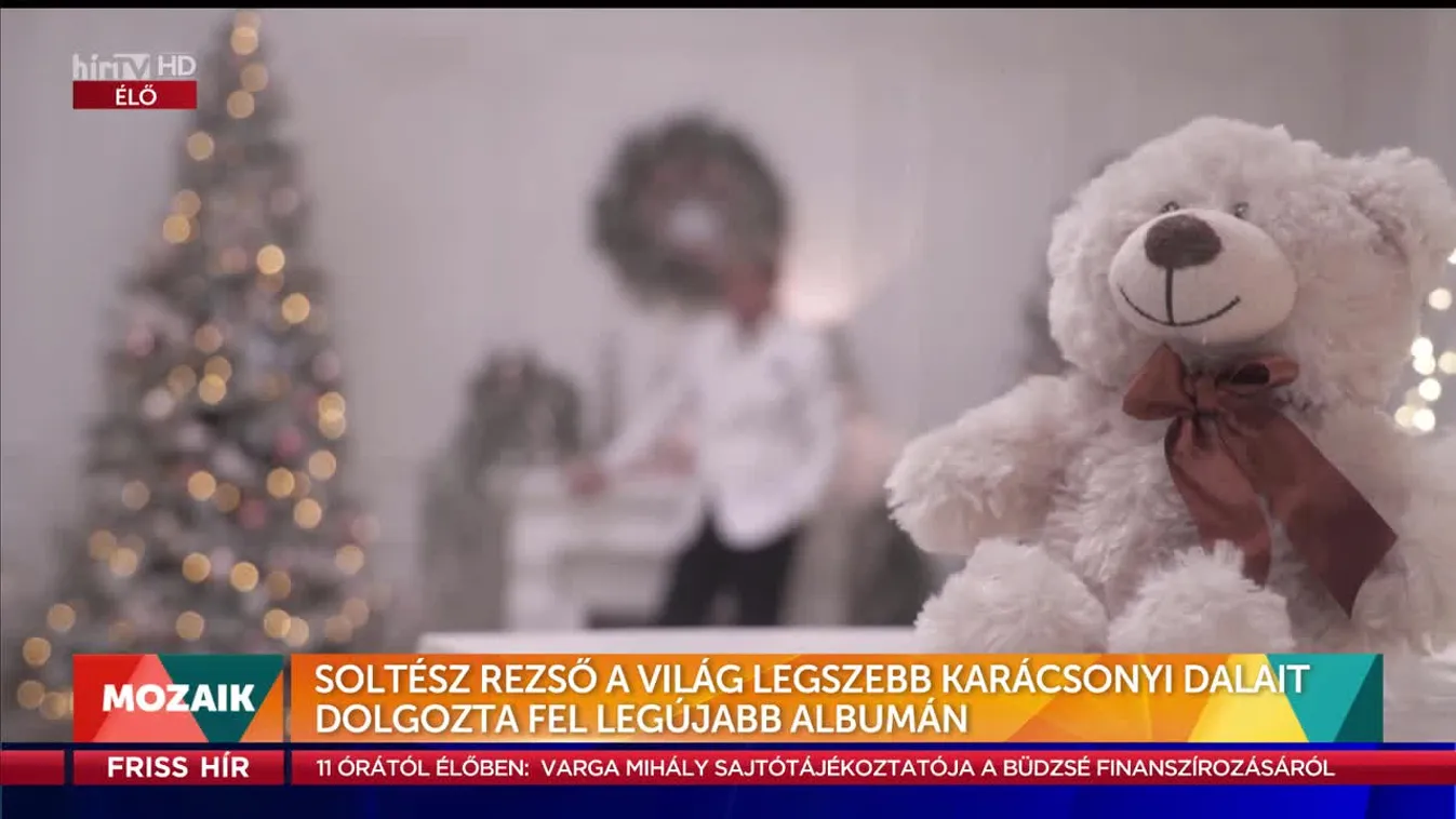Mozaik - Soltész Rezső a világ legszebb karácsonyi dalait dolgozta fel legújabb albumán (2022-12-20)
