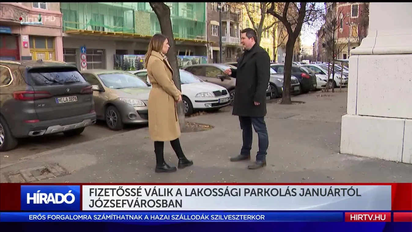 Fizetőssé válik a lakossági parkolás januártól Józsefvárosban