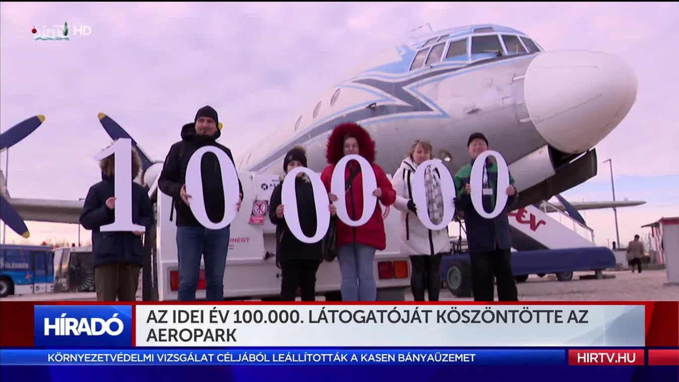 Az idei év 100 000. látogatóját köszöntötte az Aeropark