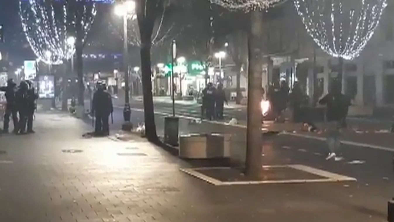 Több mint 200 őrizetbevétel Franciaországban