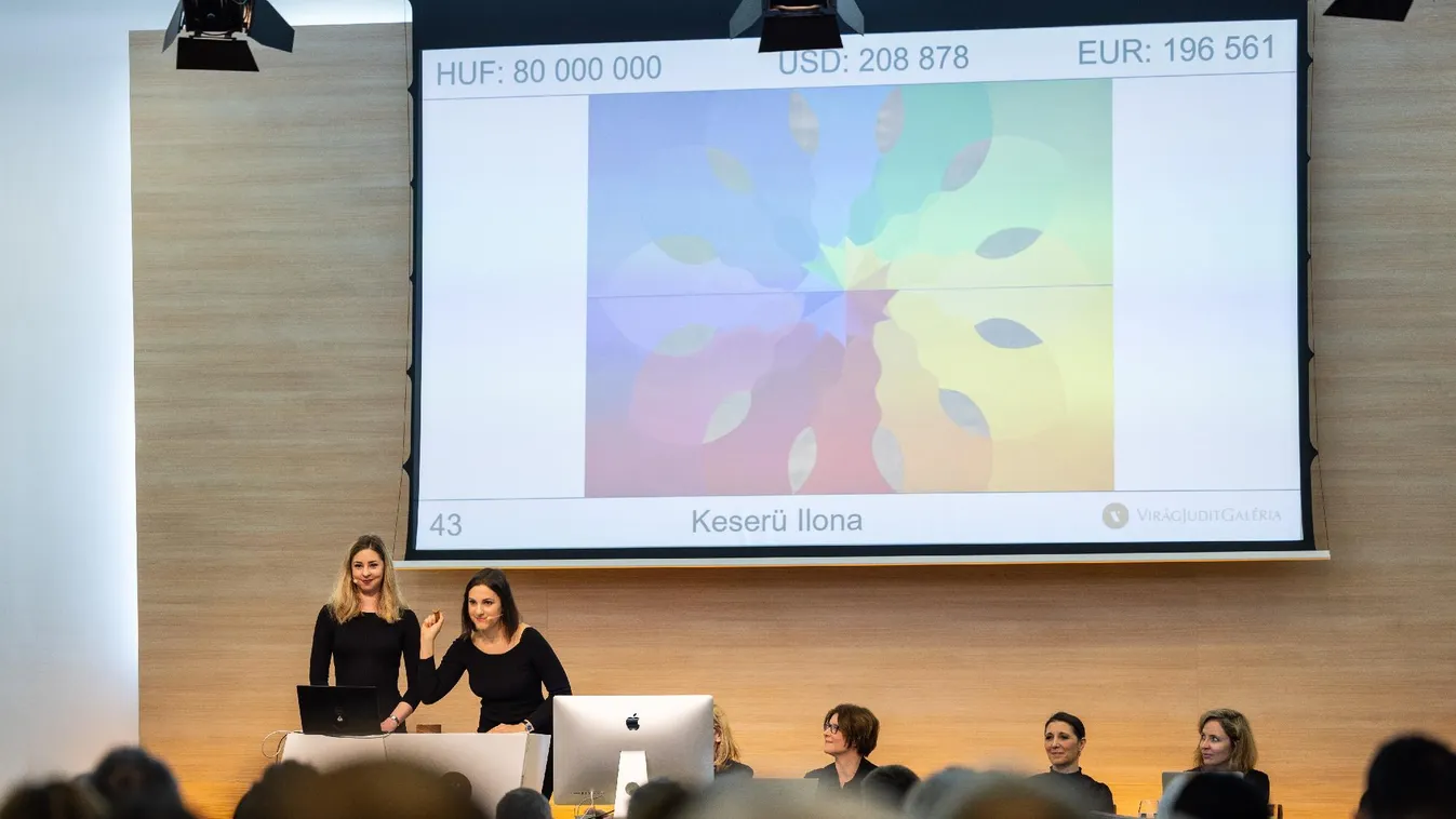 Keserü Ilona egyik festménye 80 millió forintért kelt el a Virág Judit Galéria árverésén