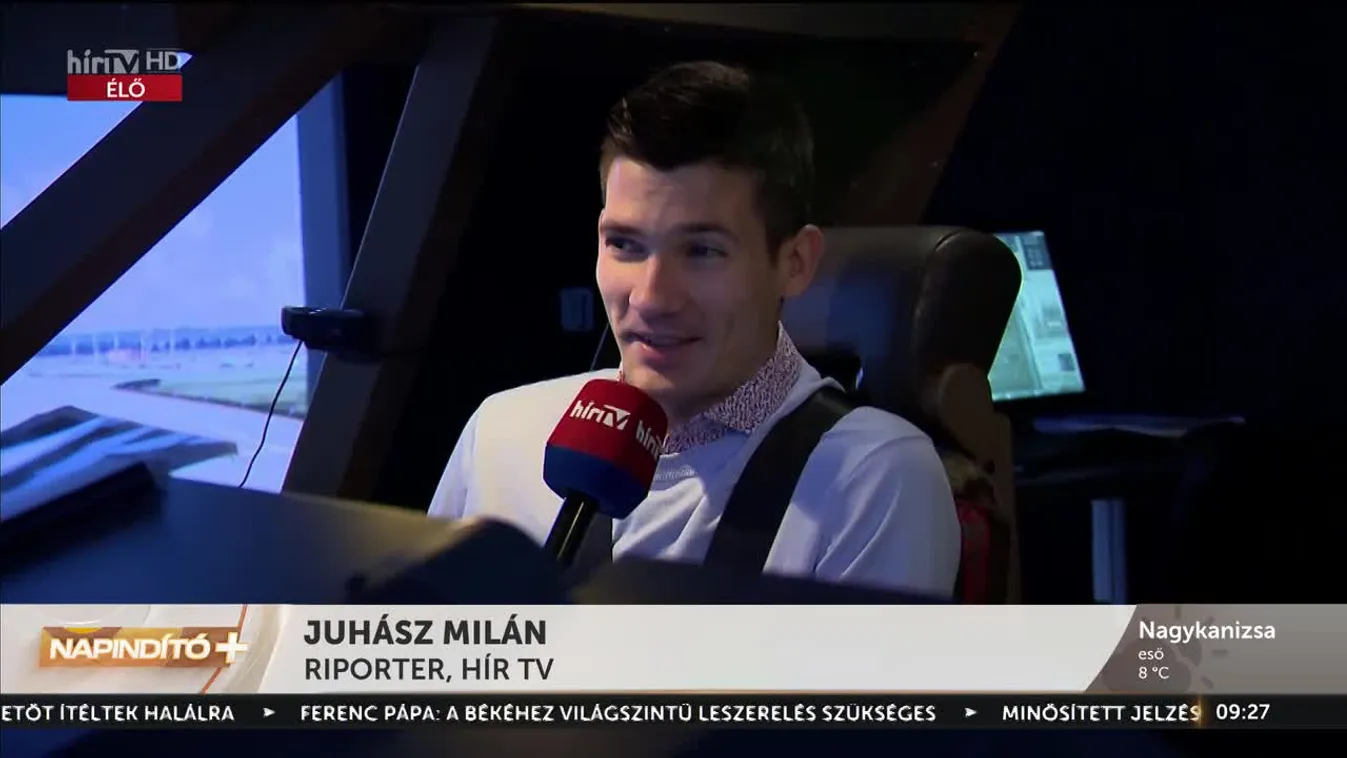 Napindító - A repüléstől való félelem leküzdésében is segíthet a szimulátor (2023-01-10)