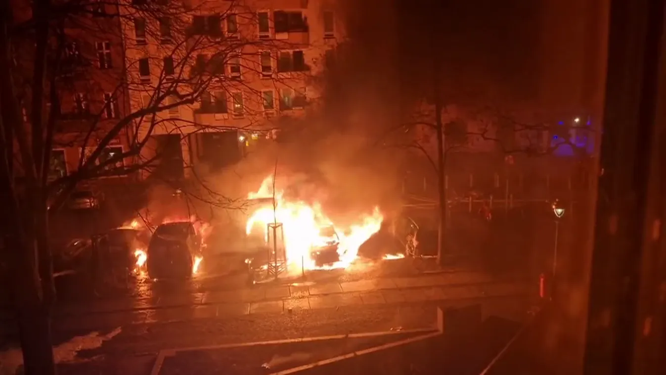 Pokoli szilveszter Berlinben