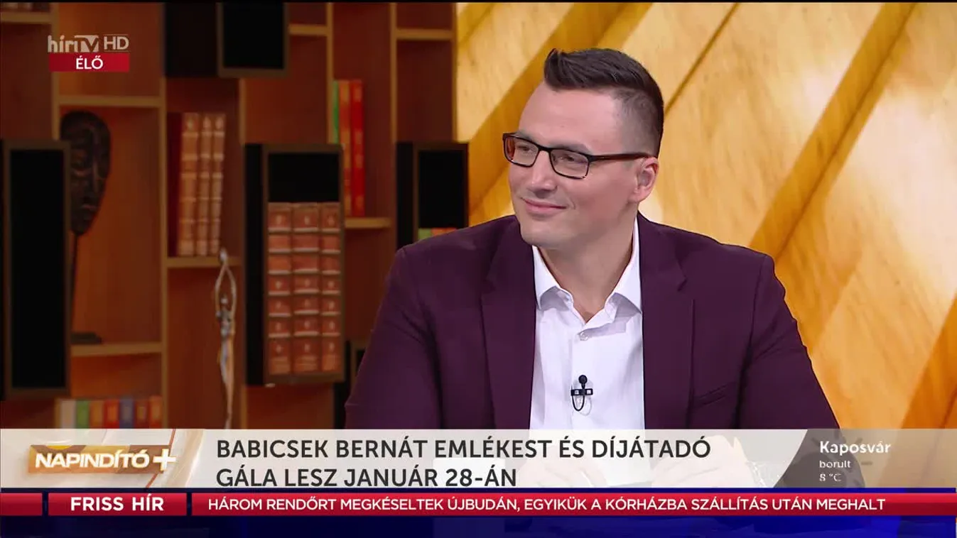 Napindító - Babicsek Bernát Emlékest és Díjátadó Gála lesz január 28-án (2023-01-13)
