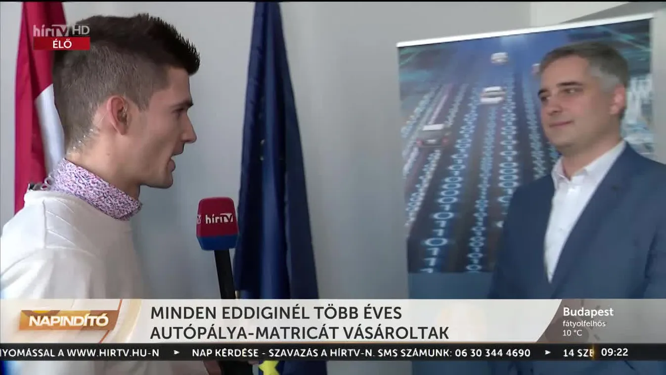 Napindító - Minden eddiginél több éves autópálya-matricát vásároltak (2023-01-24)