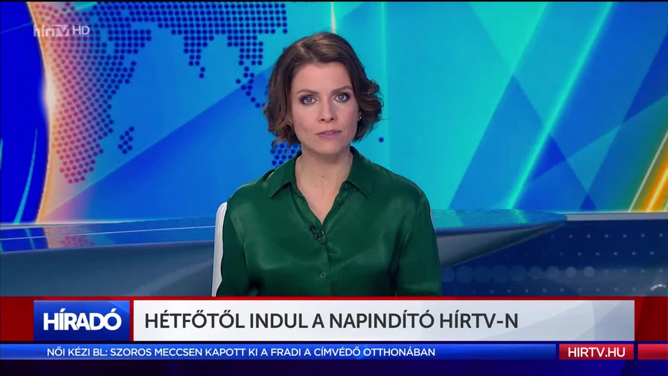 Hétfőtől indul a Napindító a HírTV-n
