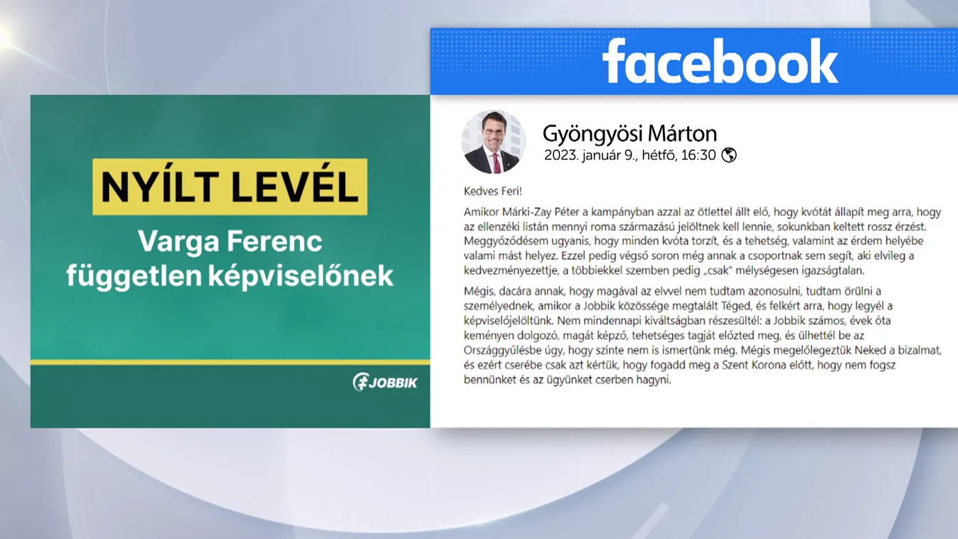 A Jobbik elnöke szerint áruló lett a frakcióból kilépő Varga Ferenc