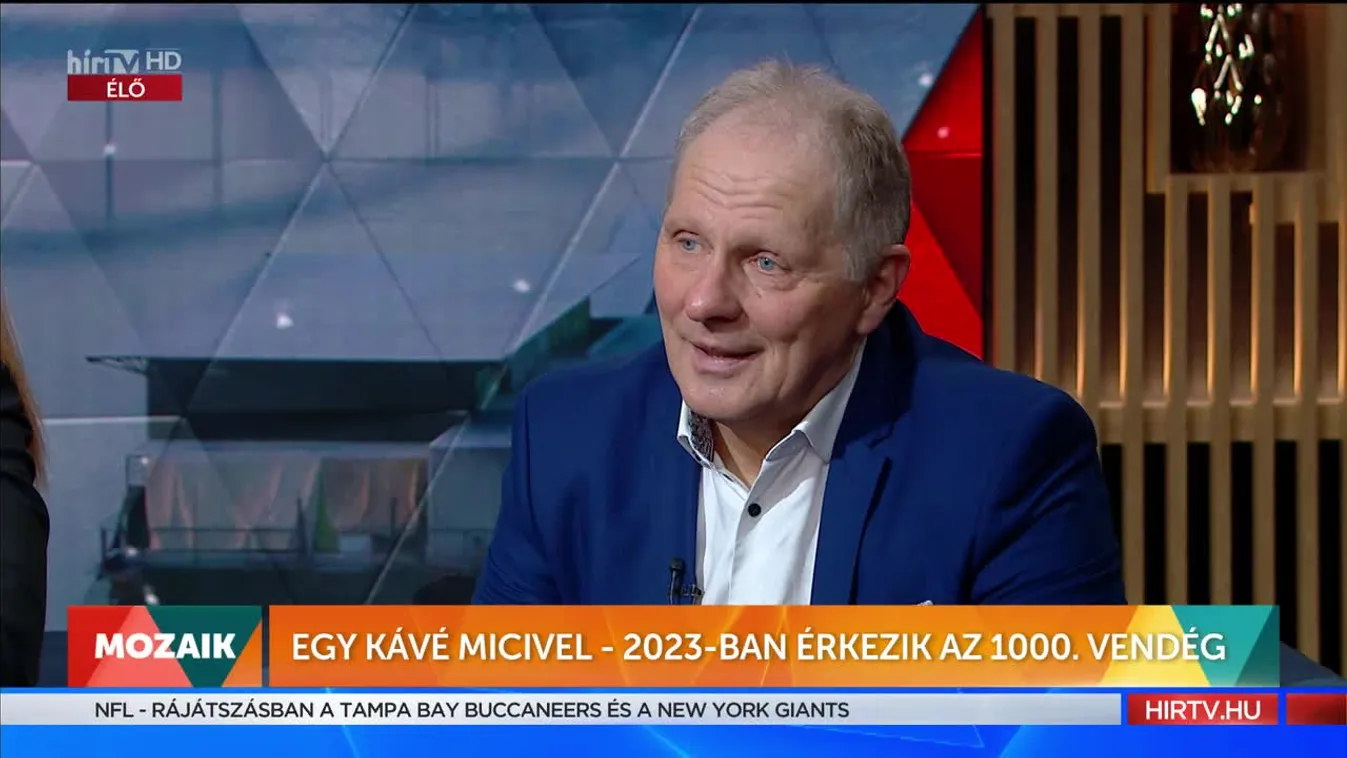 Mozaik - Egy kávé Micivel - 2023-ban érkezik az 1000. vendég (2023-01-03)