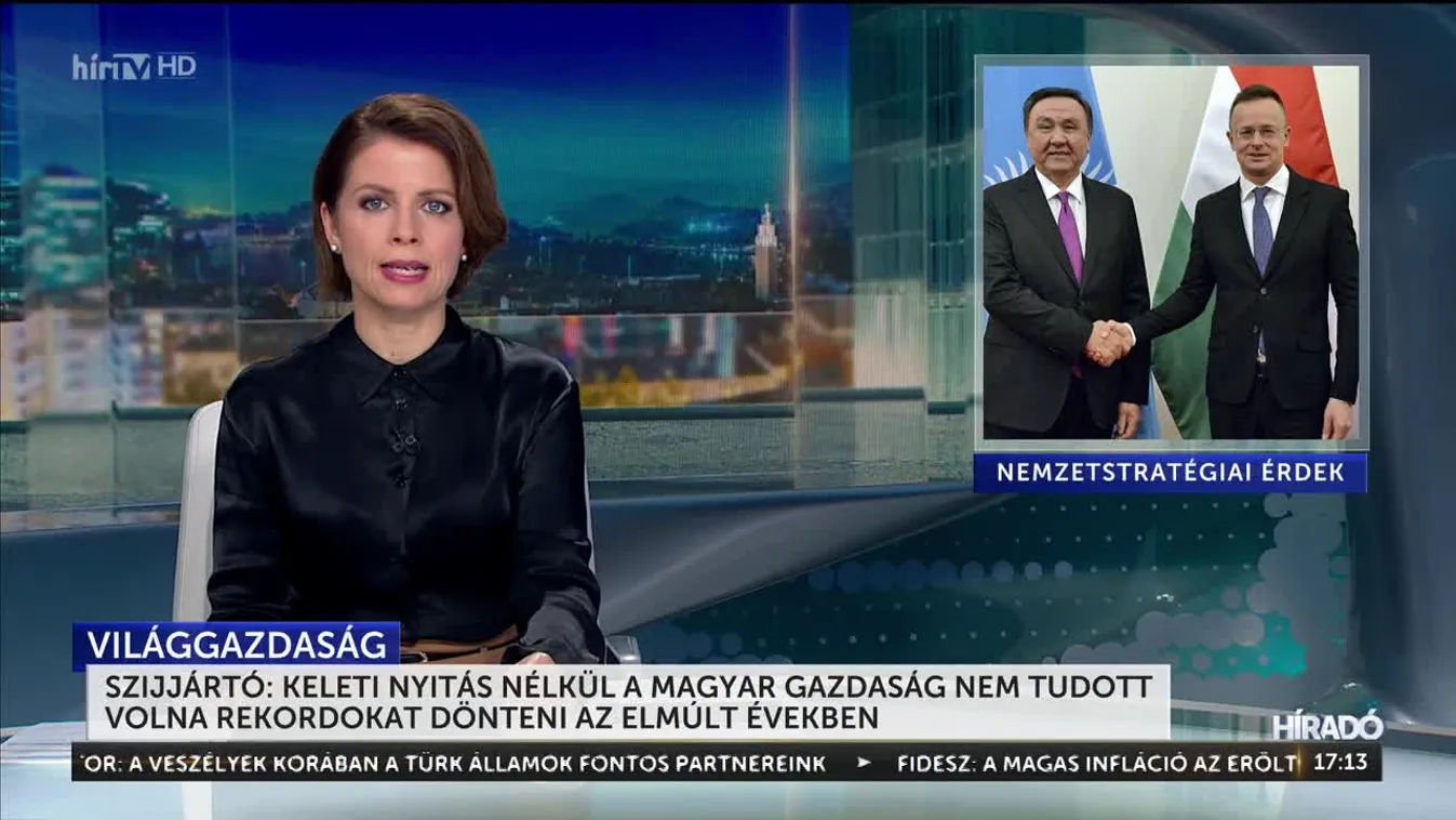 Szijjártó: keleti nyitás nélkül a magyar gazdaság nem tudott volna rekordokat dönteni az elmúlt években