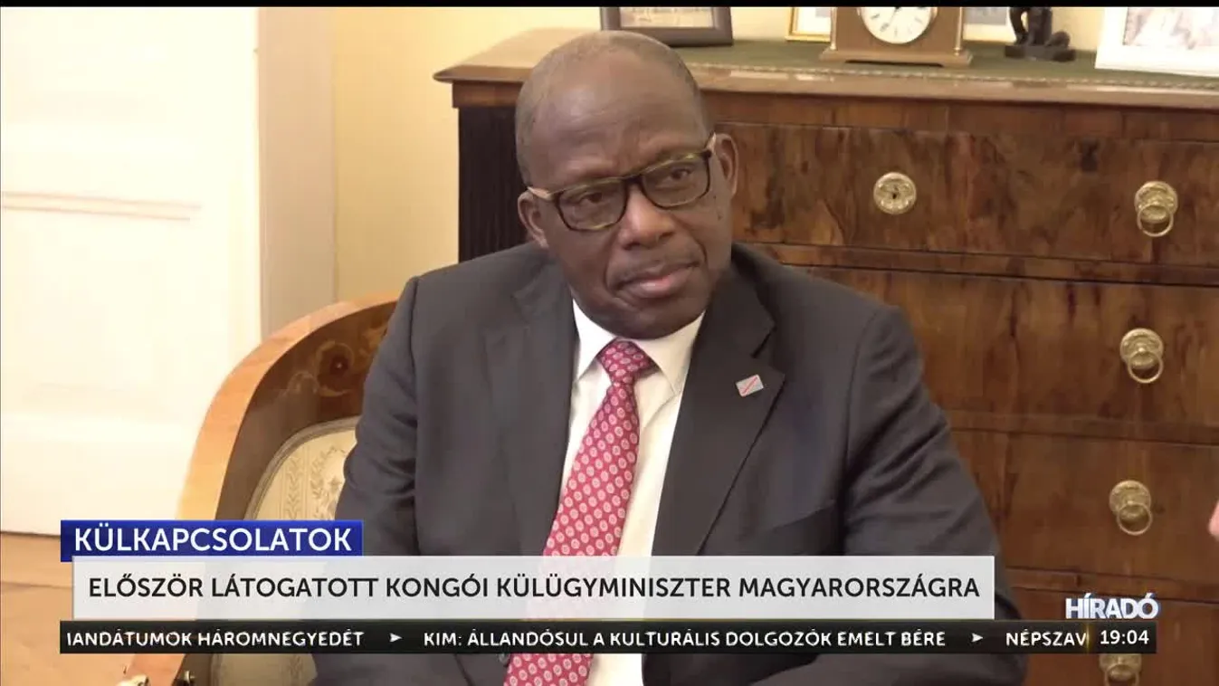 Először látogatott kongói külügyminiszter Magyarországra