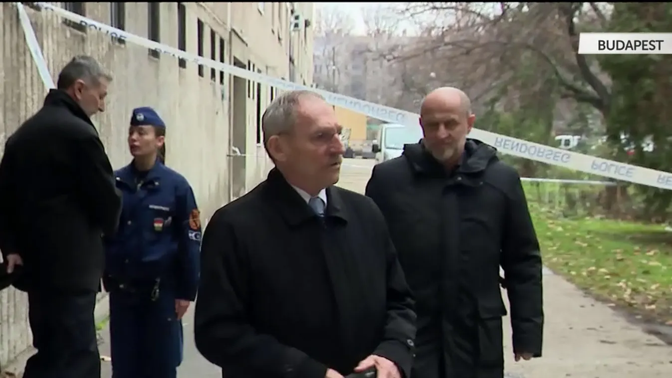 Pintér Sándor a rendőrgyilkosság helyszínén