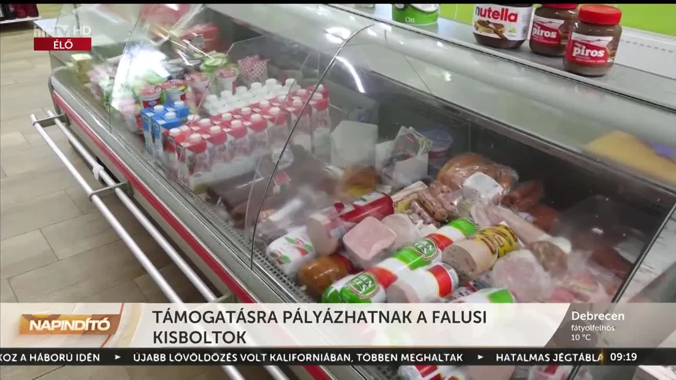 Napindító - Támogatásra pályázhatnak a falusi kisboltok (2023-01-24)