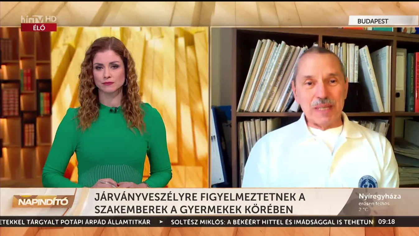 Napindító - Járványveszélyre figyelmeztetnek a szakemberek a gyermekek körében (2023-01-30)