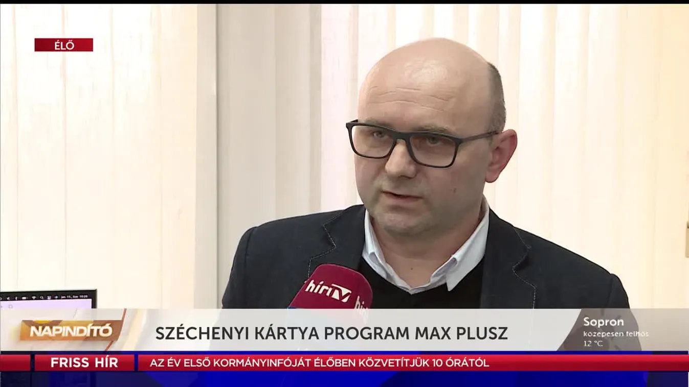 Napindító – Elindul a Széchenyi Kártya Program Max+ (2023-01-12)