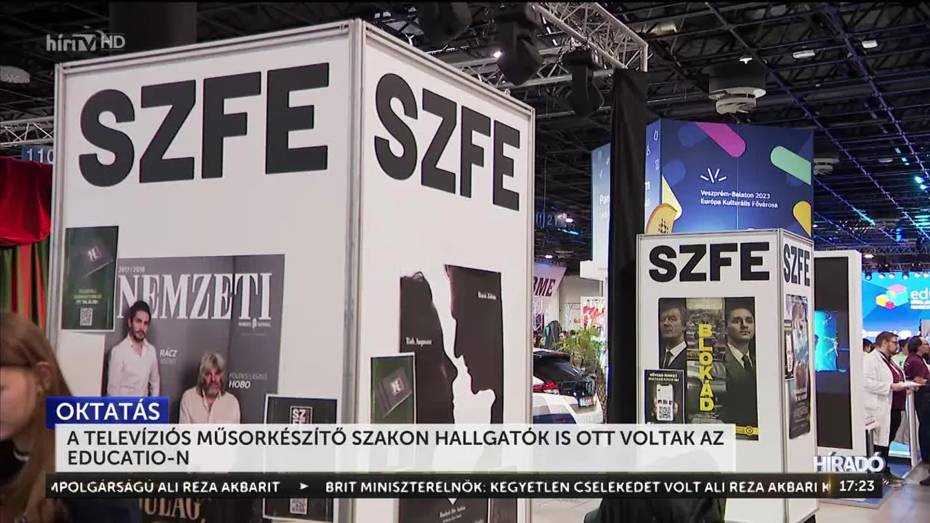 A televíziós műsorkészítő szakon hallgatók is ott voltak az Educatio-n